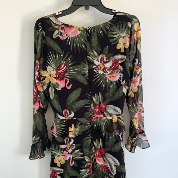 🆕 Sam Edelman Tropical Flamingo Dress - Picture 6 of 8